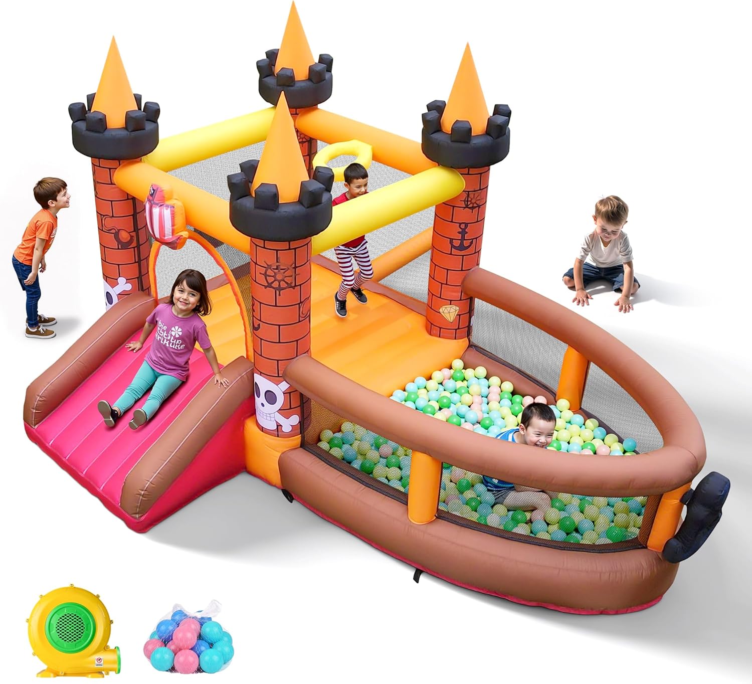 Kids Outdoor House - Nadmuchiwany zamek do skakania dla dzieci