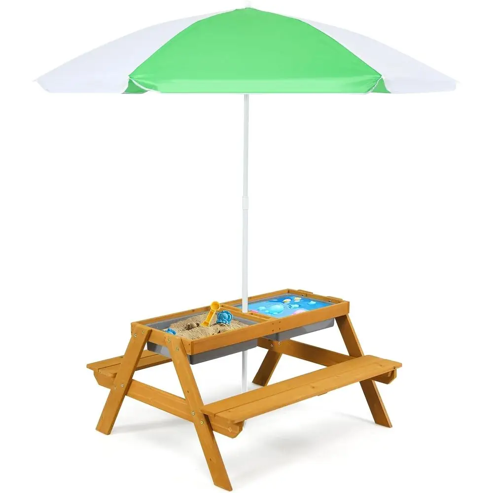 Kids Outdoor Water Table - Stolik piknikowy dla dzieci 3w1 z
