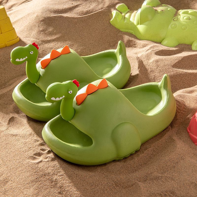 Children'S Outdoor - Damskie pantofle dinozaury letnie na zewnątrz