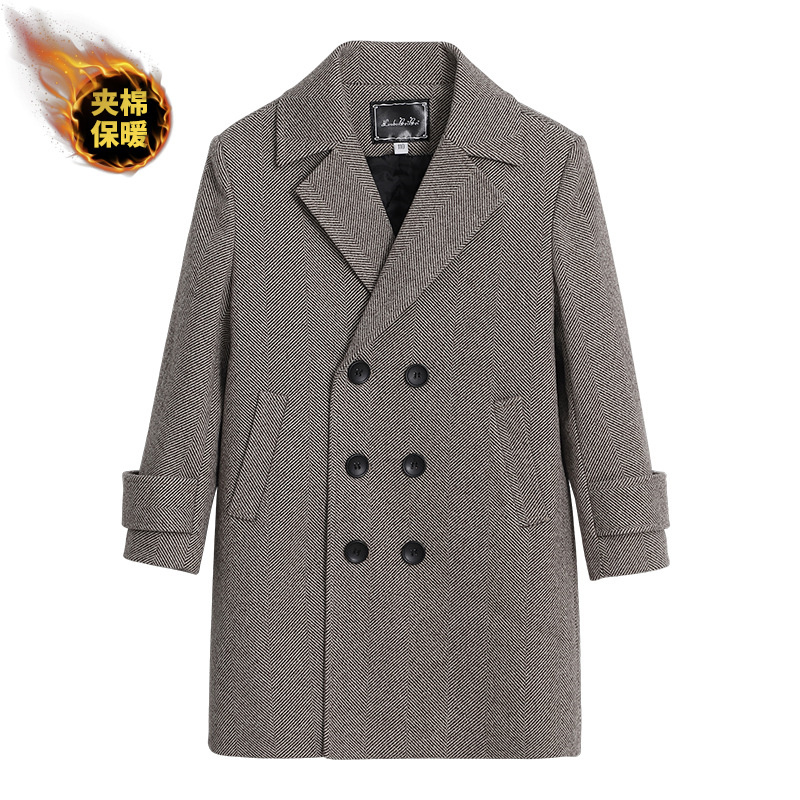 Kids Outdoor Jacket - Chłopięcy Dziewczęcy Zimowy Gruby Ciepły Wełniany