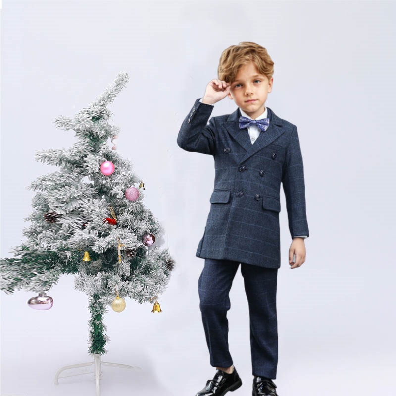 Kids Outdoor Jacket - Dziecięca wiatroodporna kurtka outdoorowa chłopięca niebieska