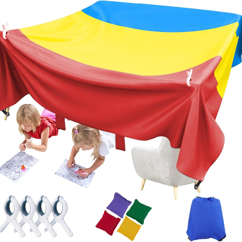 Kids Outdoor Fort Building Kit - Nowy Zestaw do Budowy Fortu dla