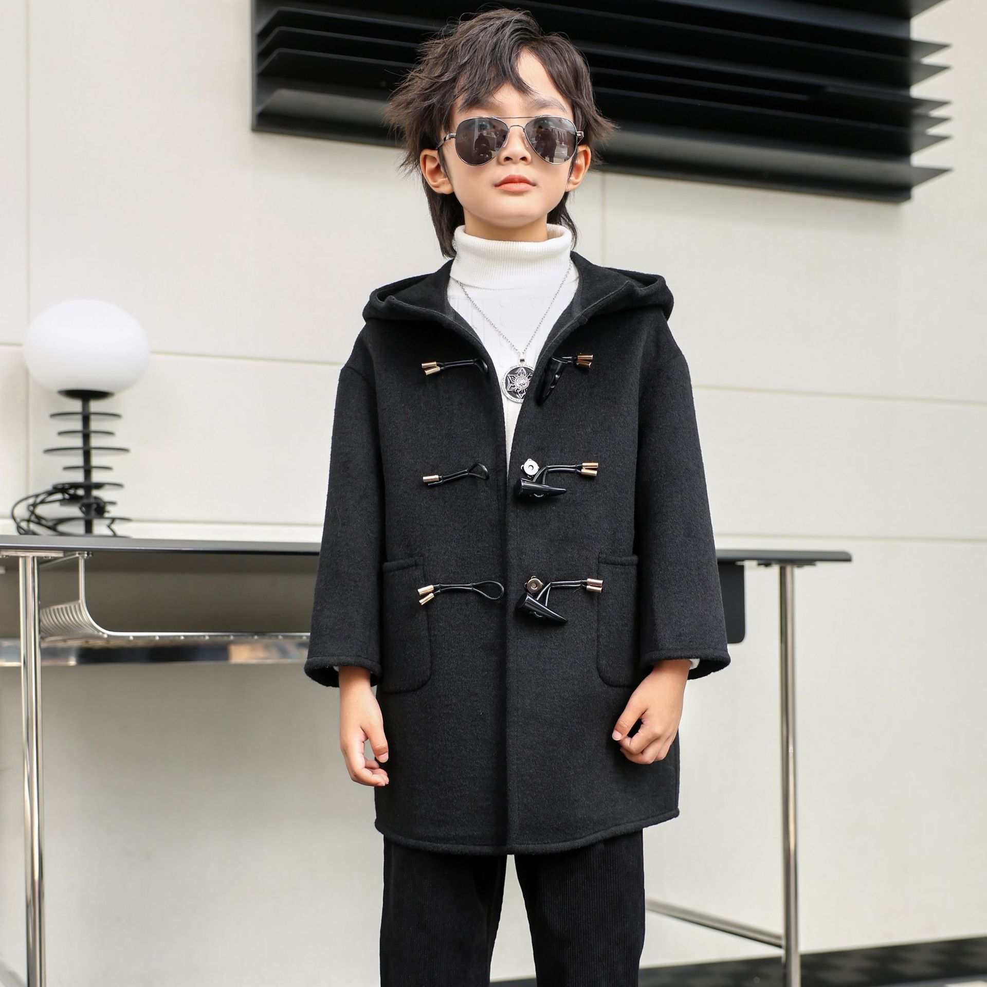Dzieci zimowy czerwony zielony – Kids Outdoor Jacket recenzja i cena