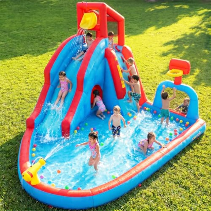 Nadmuchiwany park wodny z zjeż – Kids Outdoor House recenzja i cena