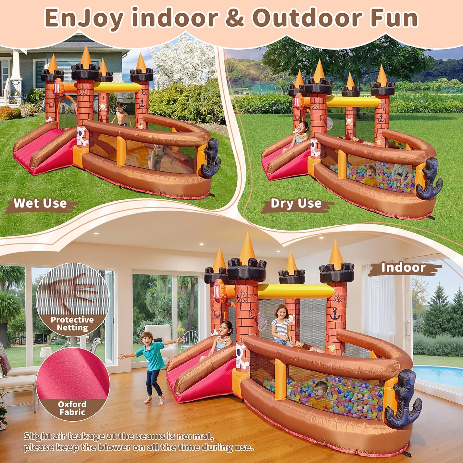 Nadmuchiwany zamek do skakania – Kids Outdoor House recenzja i cena