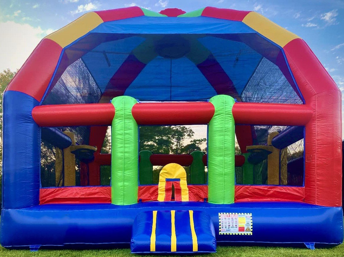 Duży dmuchany zamek do skakani – Kids Outdoor House recenzja i cena