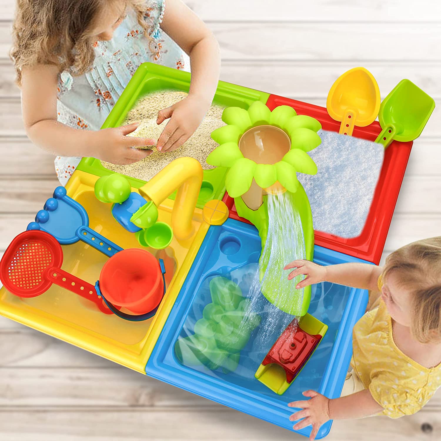 Stół plażowy z piaskiem zabawk – Kids Outdoor Water Table recenzja i cena