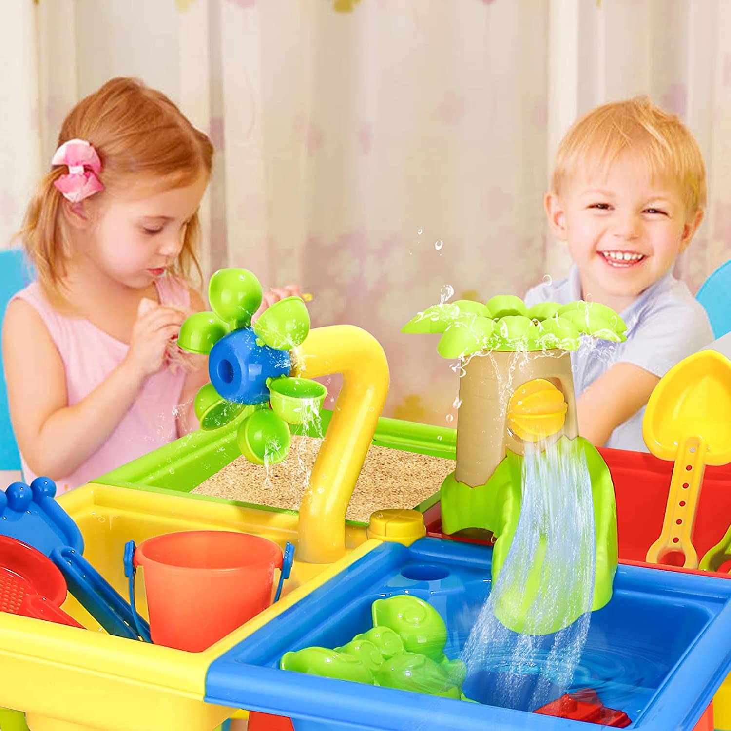 Stół plażowy z piaskiem zabawk – Kids Outdoor Water Table recenzja i cena