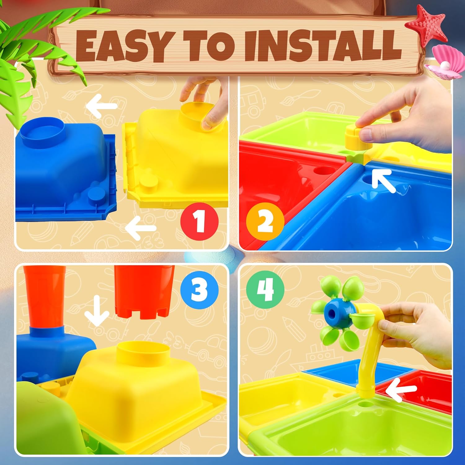 25 szt Letni stół wodny dla ma – Kids Outdoor Water Table recenzja i cena