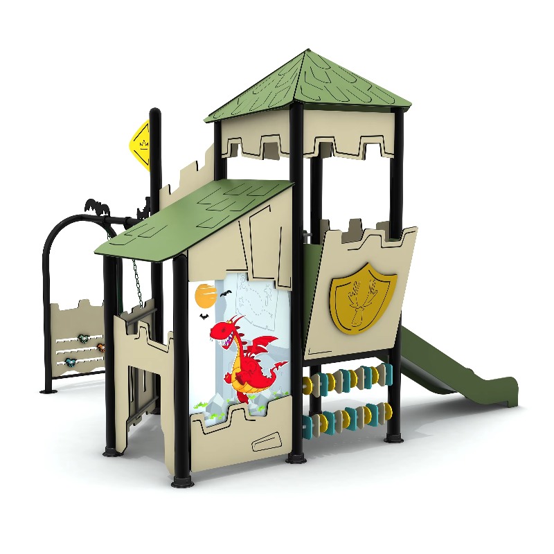Drewniany zestaw zabawowy na z – Kids Outdoor Climbing Structure recenzja i cena