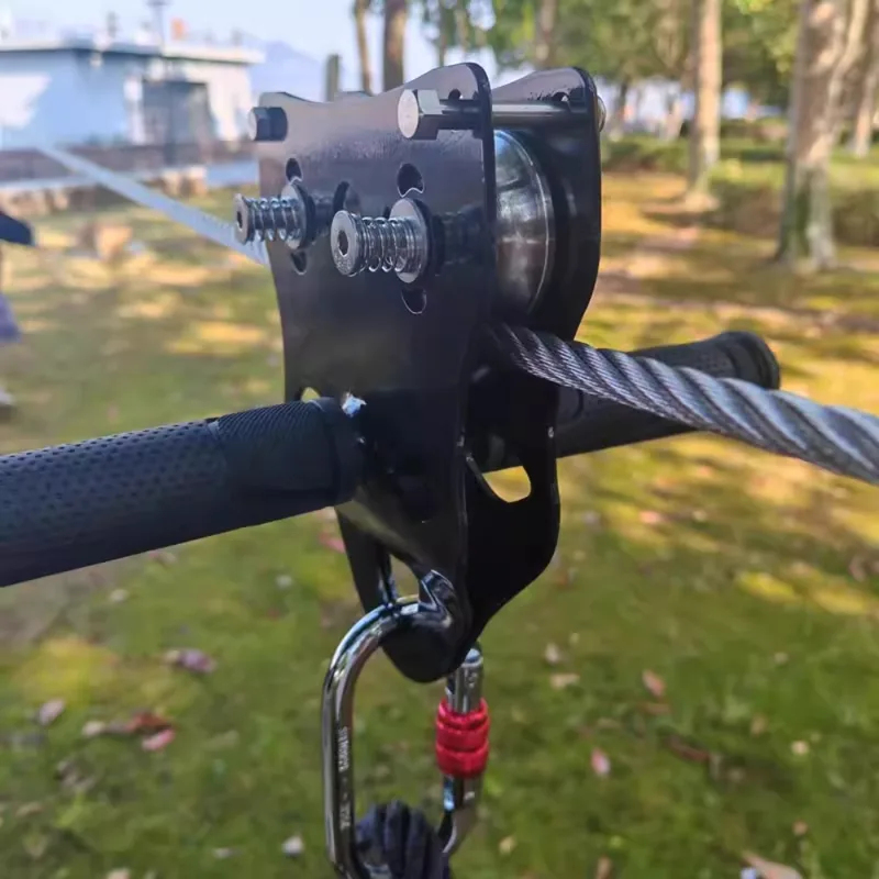 Zewnętrzna zjeżdżalnia linowa  – Kids Outdoor Zipline recenzja i cena