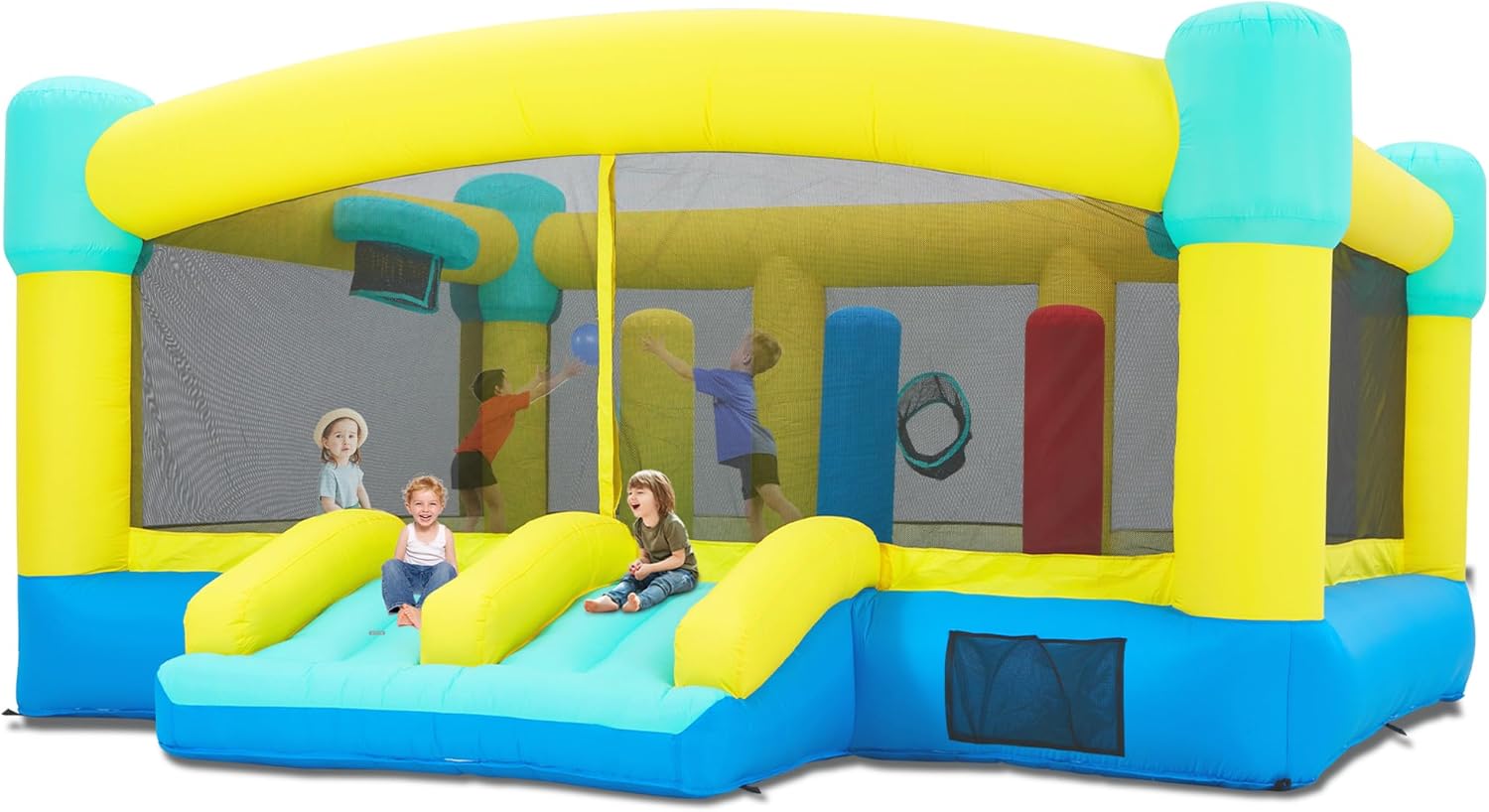Duży dmuchany zamek do skakani – Kids Outdoor House recenzja i cena