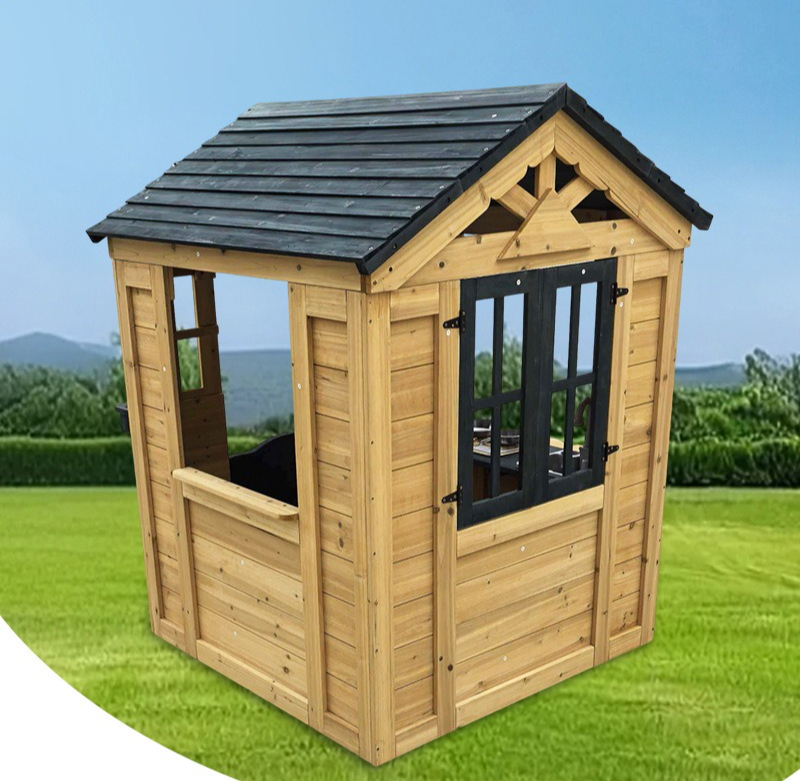 Drewniany domek do zabawy dla  – Kids Outdoor Cubby House recenzja i cena