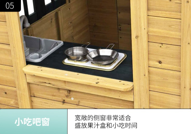 Drewniany domek do zabawy dla  – Kids Outdoor Cubby House recenzja i cena