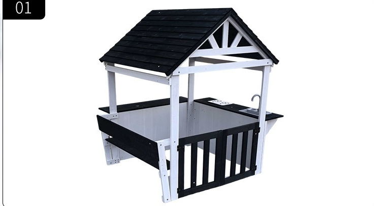 Drewniany domek do zabawy dla  – Kids Outdoor Cubby House recenzja i cena