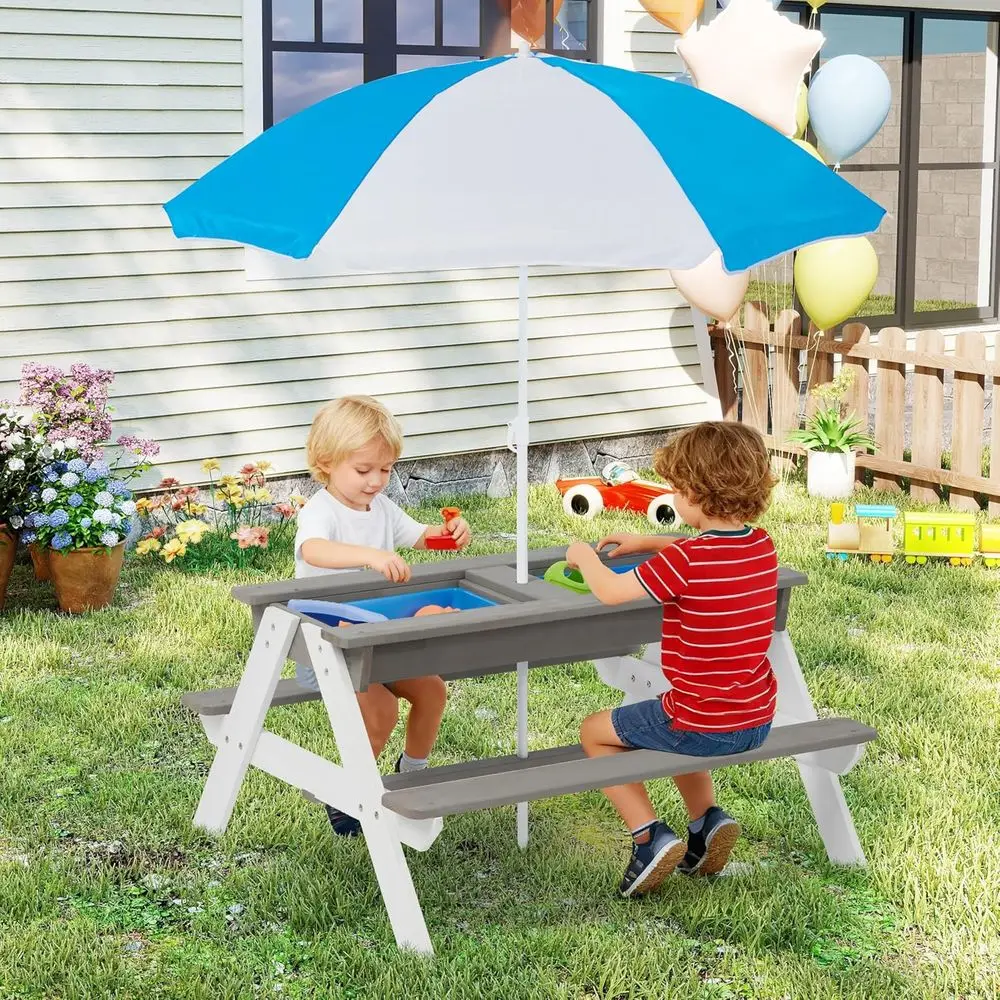 Konwertowalny drewniany stolik – Kids Outdoor Water Table recenzja i cena