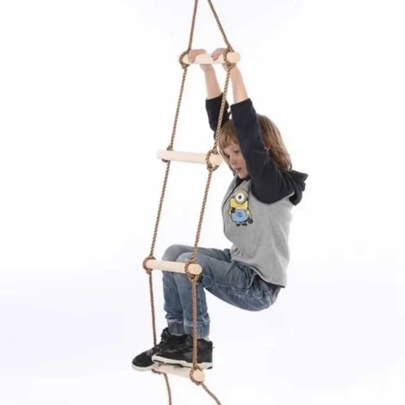 Drabinka sznurkowa dla dzieci, – Kids Outdoor Climbing Structure recenzja i cena