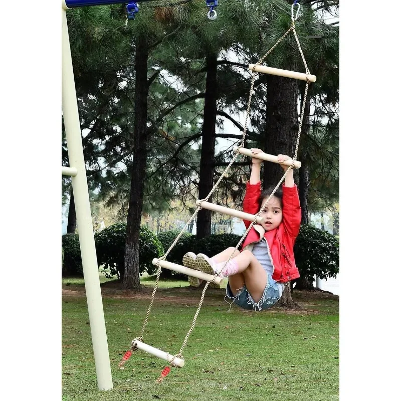 Drabinka sznurkowa dla dzieci, – Kids Outdoor Climbing Structure recenzja i cena
