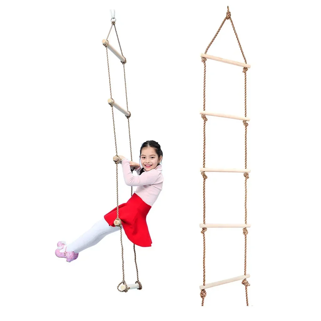 Drabinka sznurkowa dla dzieci, – Kids Outdoor Climbing Structure recenzja i cena