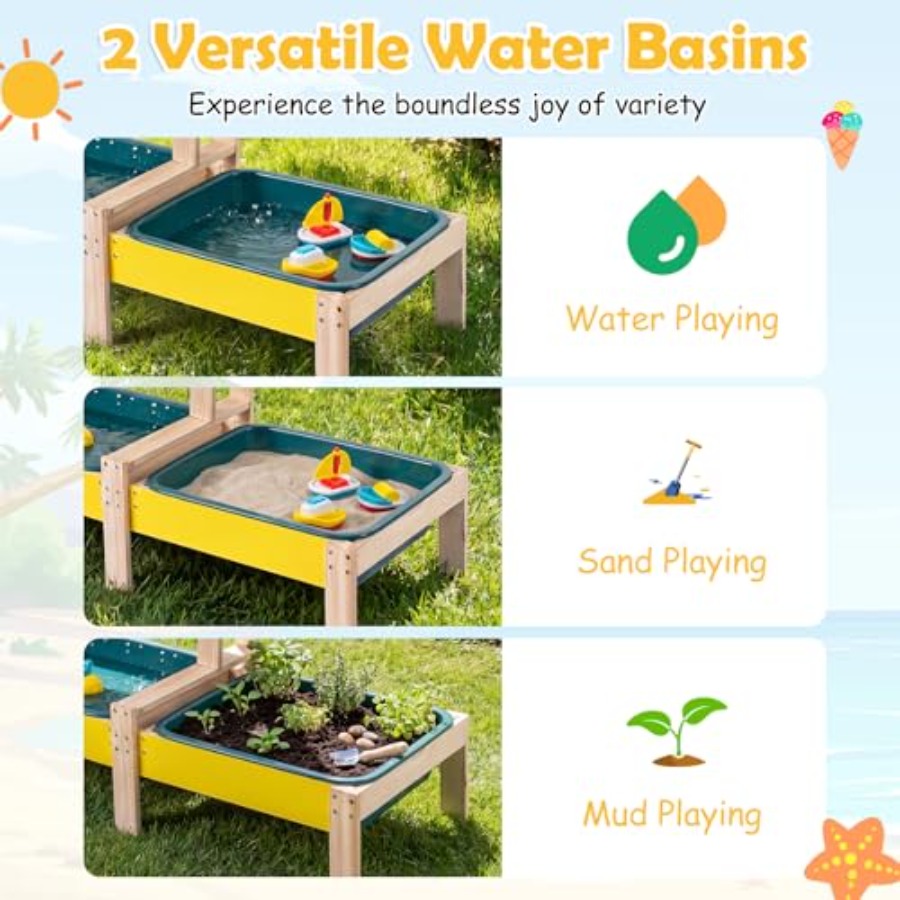 Zestaw do zabawy na zewnątrz d – Kids Outdoor Water Table recenzja i cena