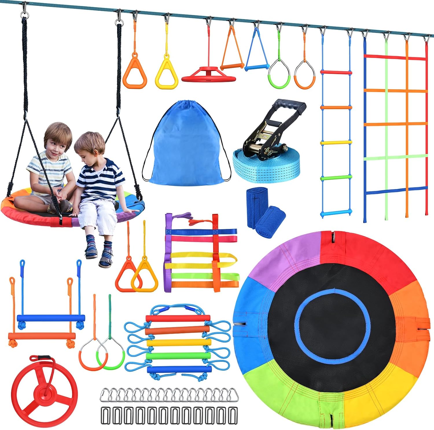Dziecięcy Zewnętrzny Tor Przes – Kids Outdoor Ninja Set recenzja i cena