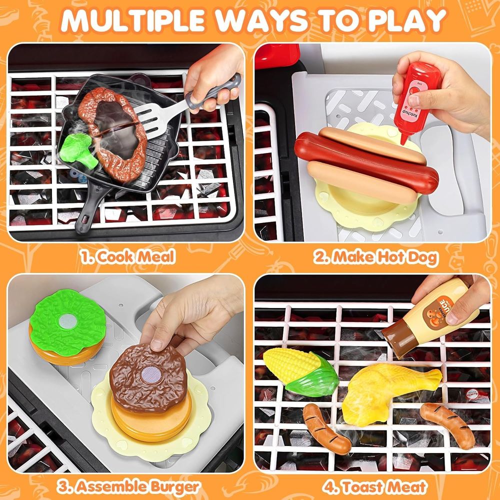 Zabawki kuchenne dla dzieci, z – Kids Outdoor Grill recenzja i cena