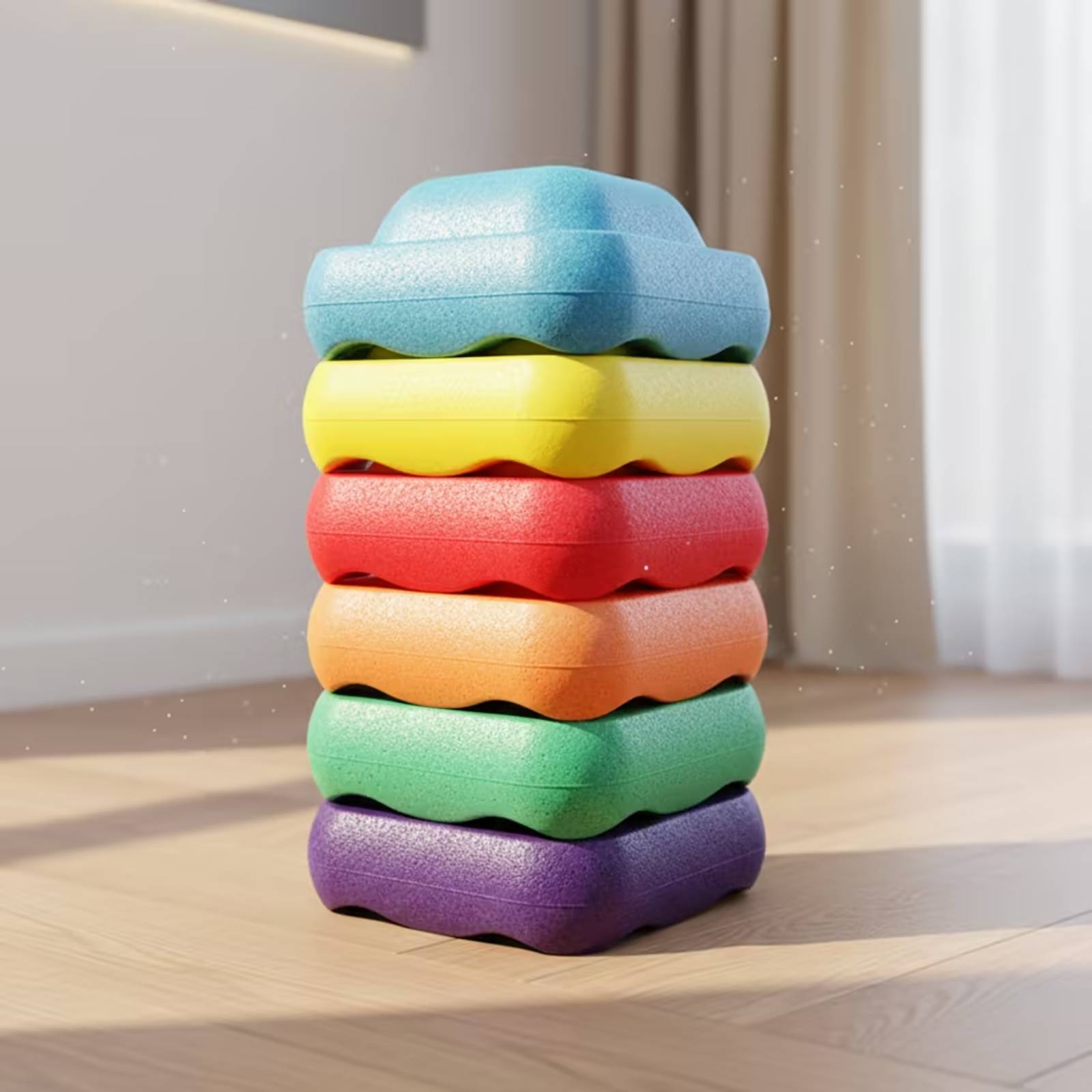 6-częściowy zestaw kamieni do  – Stepping Stone Foam recenzja i cena