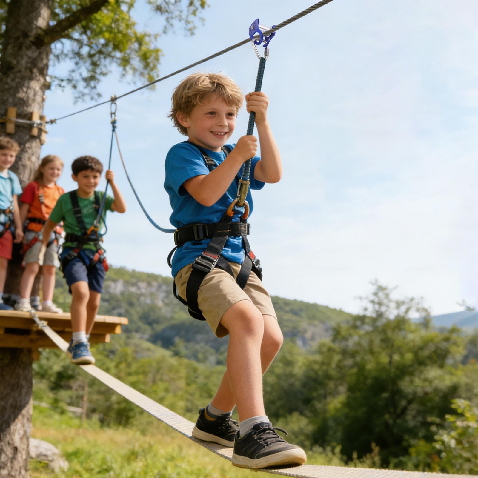 Zestaw do zjeżdżania na linie  – Kids Outdoor Zipline recenzja i cena