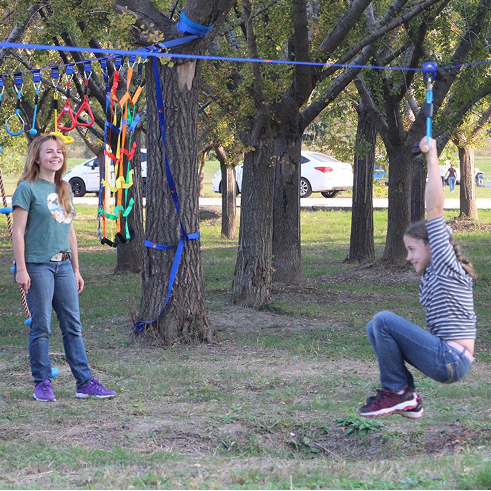 Zestaw do zjeżdżania na linie  – Kids Outdoor Zipline recenzja i cena