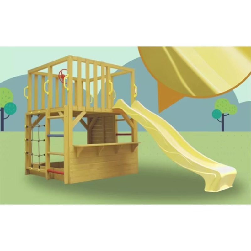 Drewniany domek dla dzieci z z – Kids Outdoor Cubby House recenzja i cena