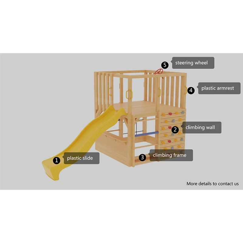 Drewniany domek dla dzieci z z – Kids Outdoor Cubby House recenzja i cena